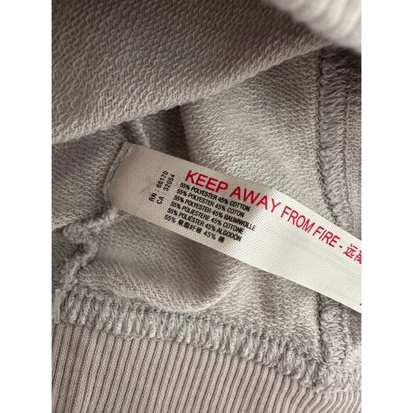 FREE PEOPLE Cozy Soft Comfy Casual Harem Lounge Sweat Shorts in Light Grey XS - Picture 8 of 8